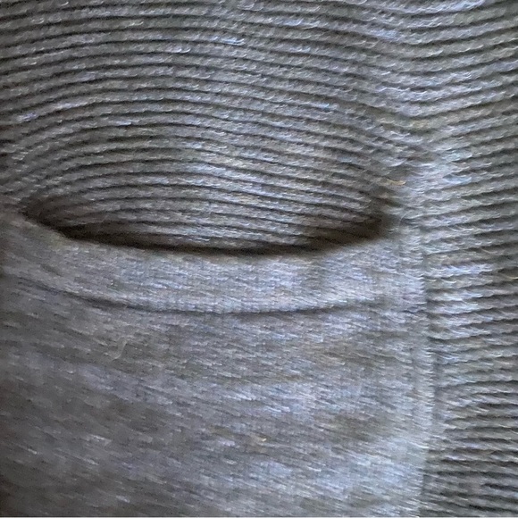 Suede Elbow Patch Blue Shawl Collar Knit Cardigan Sweater M Dark Acadamia Preppy - Picture 7 of 10